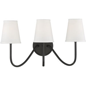 Modern 3 Light 20.00 inch Wall Sconce