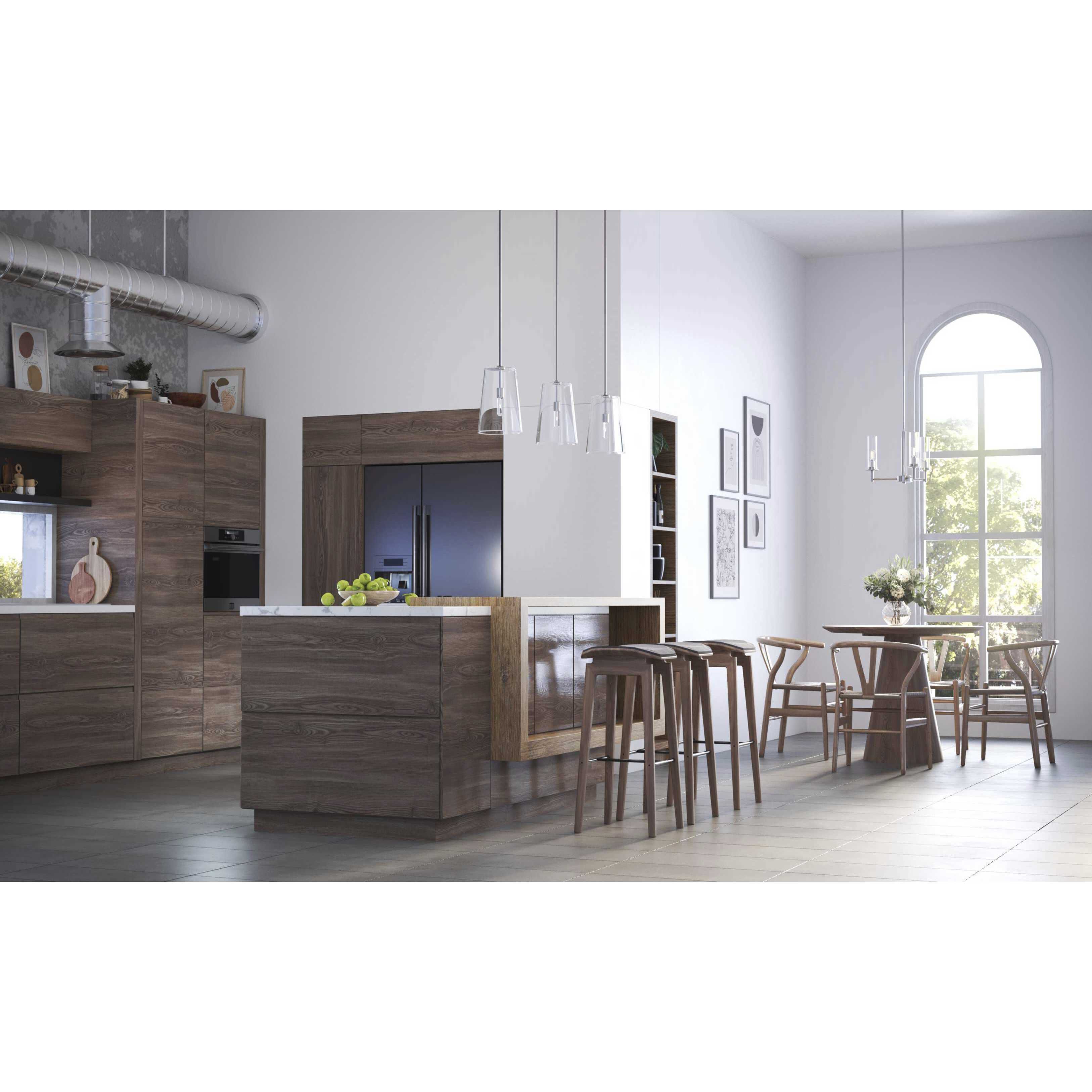 Kellwyn 3 Light 16 inch Brushed Nickel Semi Flush Mount Convertible Ceiling Light