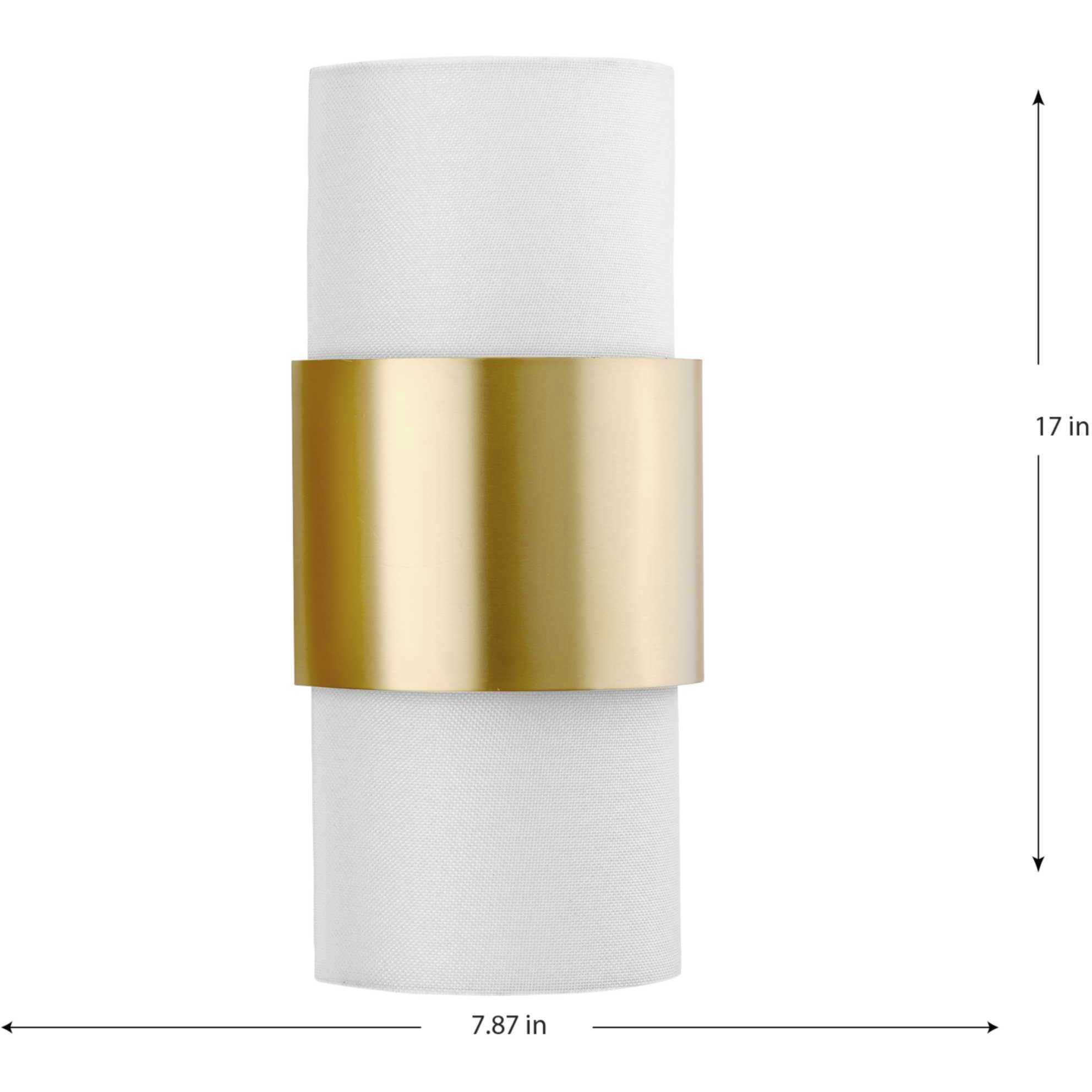 Silva 2 Light 7.87 inch Brushed Bronze Wall Sconce Wall Light, Design Series