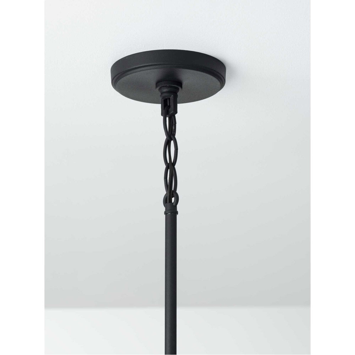 Torres 4 Light 16 inch Textured Black Foyer Pendant Ceiling Light, Design Series