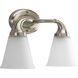 Lahara 2 Light 16 inch Brushed Nickel Bath Vanity Wall Light