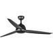 Oriole 60 inch Black Ceiling Fan, Progress LED