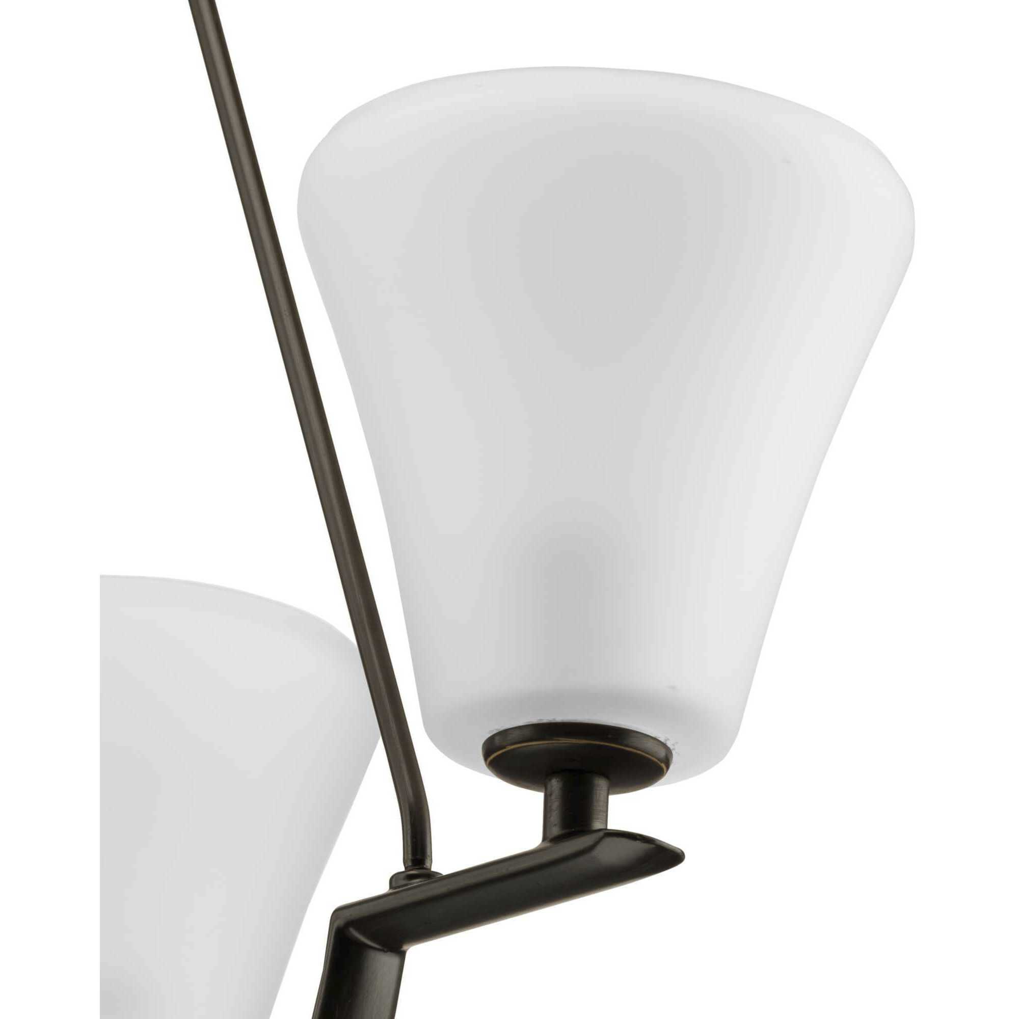 Bravo 3 Light 18 inch Antique Bronze Foyer Chandelier Ceiling Light