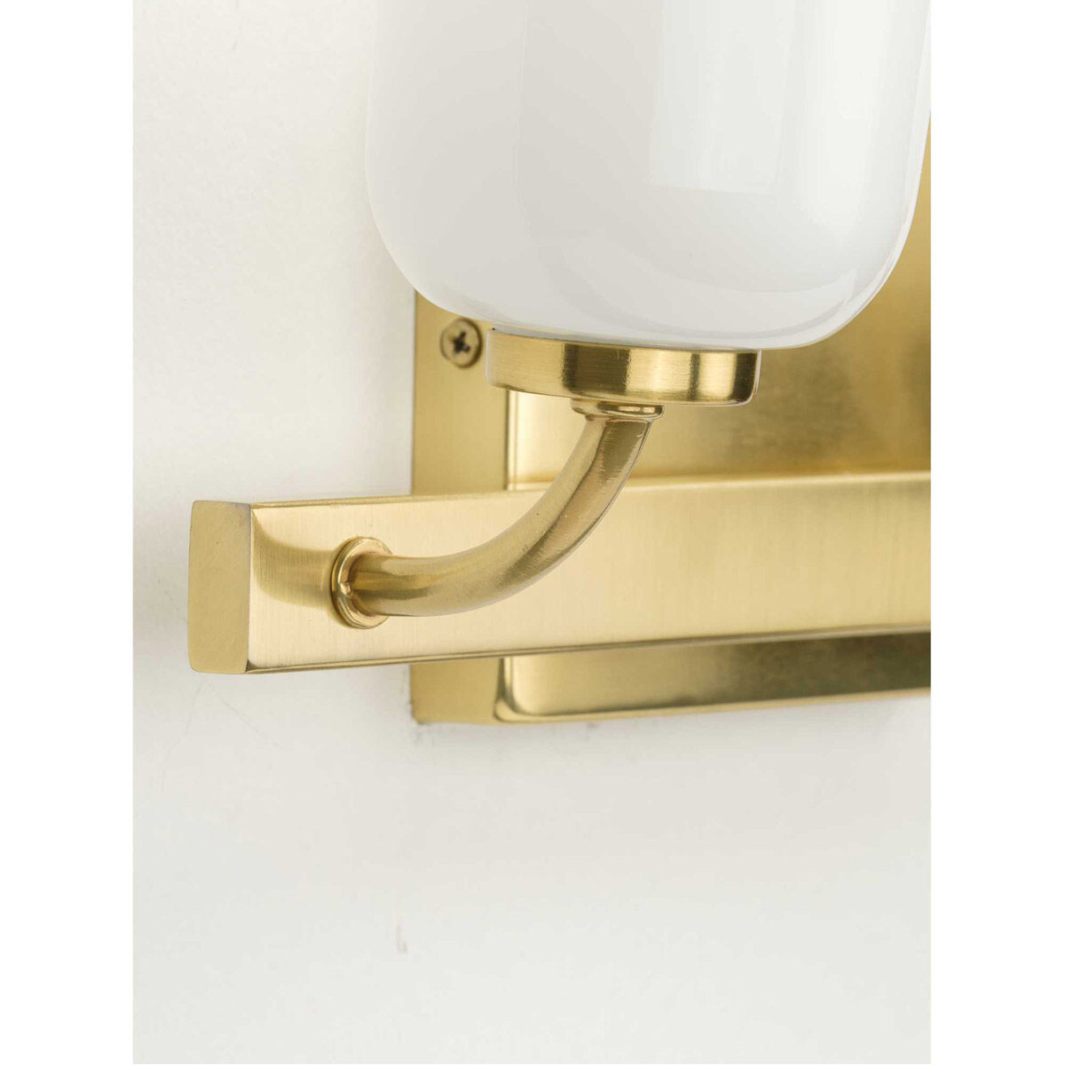 Moore 2 Light 12.5 inch Satin Brass Bath Vanity Wall Light