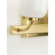 Moore 2 Light 13 inch Satin Brass Bath Vanity Wall Light