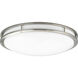 LED CTC LED 31 inch Brushed Nickel Flush Mount Ceiling Light