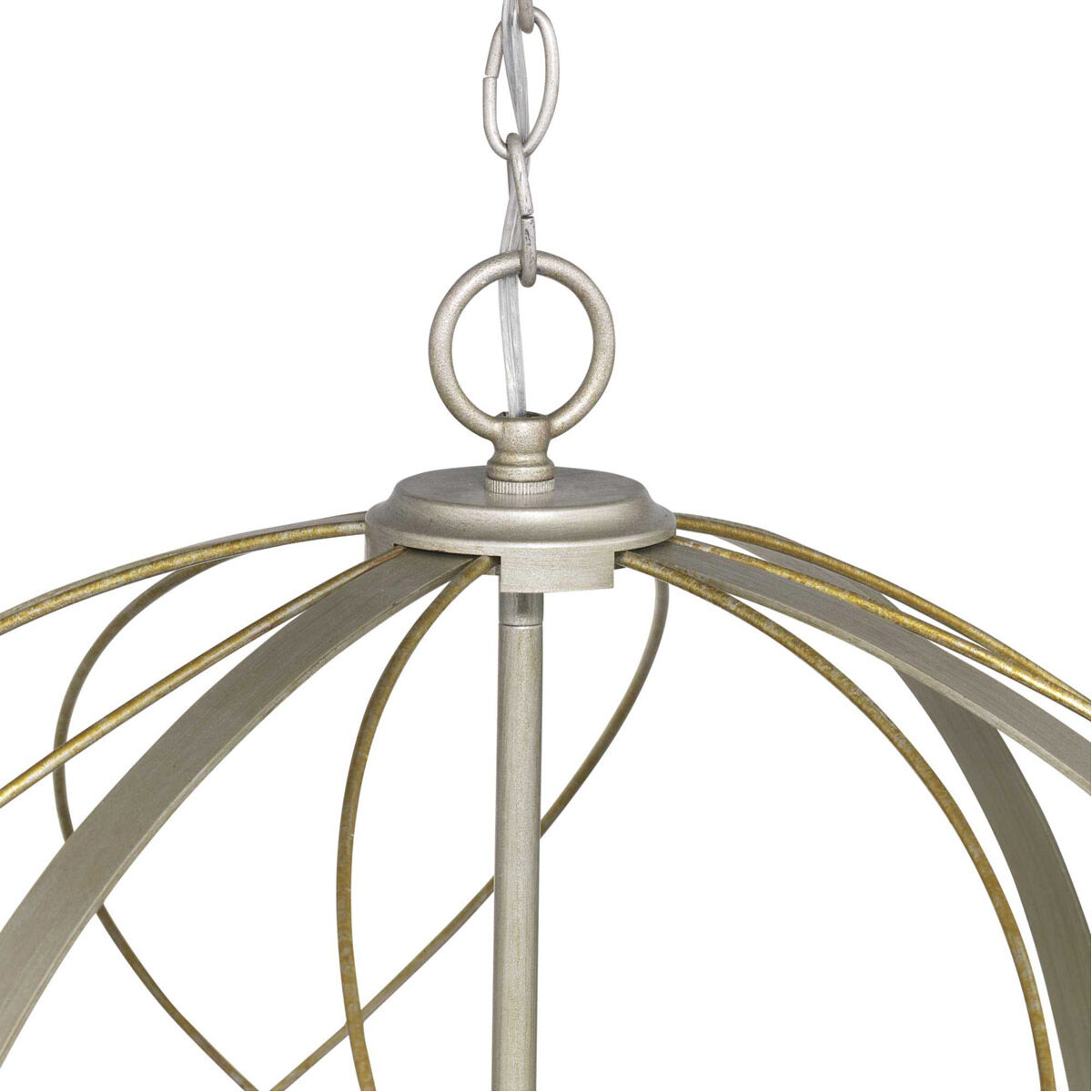 Brandywine 6 Light Silver Ridge Pendant Ceiling Light