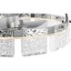 Fanin 20.62 inch Polished Chrome with Silver Blades Outdoor Ceiling Fan