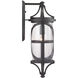 Morrison Outdoor Wall Lantern in Antique Bronze, Large, Design Series