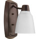 Asset 1 Light 5 inch Antique Bronze Bath Vanity Wall Light in Bulbs Included