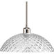Entice 1 Light 13 inch Polished Nickel Pendant Ceiling Light