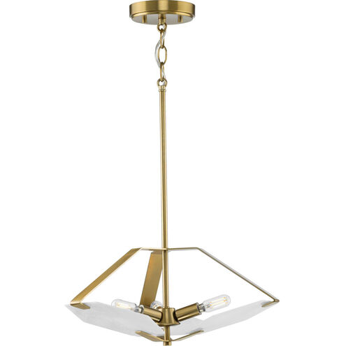 Rae 3 Light 18 inch Brushed Bronze Semi-Flush Mount Convertible Ceiling Light, Design Series