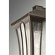 Twain 1 Light 16 inch Antique Bronze Outdoor Post Lantern, Design Series