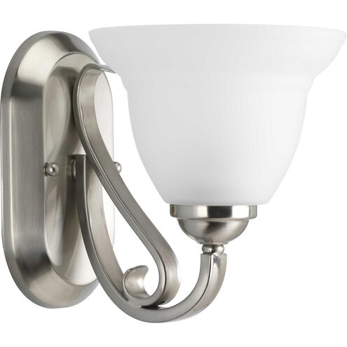 Torino 1 Light 7 inch Brushed Nickel Bath Vanity Wall Light in Etched