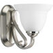 Torino 1 Light 7 inch Brushed Nickel Bath Vanity Wall Light in Etched