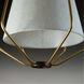 Hangar 1 Light 20 inch Antique Bronze Pendant Ceiling Light, Design Series