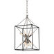 Glendale 9 Light 12.25 inch Polished Nickel Pendant Ceiling Light