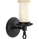 Santiago 1 Light 6 inch Forged Black Bath Vanity Wall Light