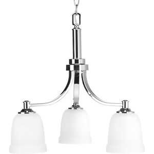 Topsail 3 Light 21 inch Polished Chrome Chandelier Ceiling Light