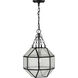 Mauldin 1 Light 12 inch Matte Black Pendant Ceiling Light, Design Series