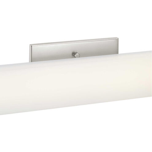 Phase 2.1 LED LED 24 inch Brushed Nickel Linear Bath Bar Wall Light, Progress LED