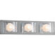 Cliche 3 Light 22 inch Polished Chrome Bath Vanity Wall Light
