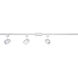 LED Track Kit 3 Light 120V White Track Kit Ceiling Light