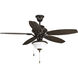 AirPro Outdoor 54 inch Antique Bronze with Toasted Oak Blades Indoor/Outdoor Ceiling Fan