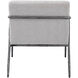 Brisbane Ivory and Warm Gray Boucle Fabric Accent Chair