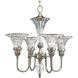 Roxbury 4 Light 22 inch Classic Silver Chandelier Ceiling Light