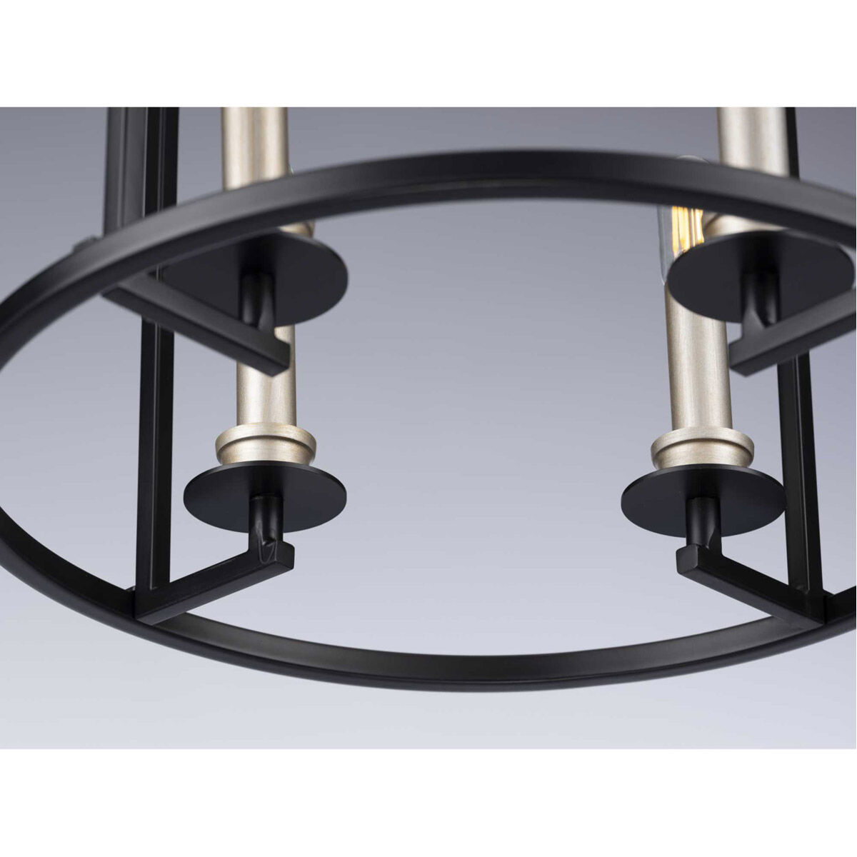Seneca 8 Light 19.63 inch Matte Black Foyer Pendant Ceiling Light