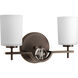 Compass 2 Light 16 inch Antique Bronze Bath Vanity Wall Light