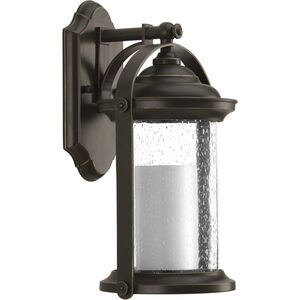Whitacre LED LED 14 inch Antique Bronze Outdoor Wall Lantern, Small, Design Series