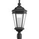Crawford 1 Light 25 inch Black Outdoor Post Lantern, Design Series