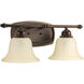 Spirit 2 Light 17 inch Antique Bronze Bath Vanity Wall Light