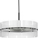 Seville 6 Light 27.87 inch Matte Black Chandelier Ceiling Light, Design Series