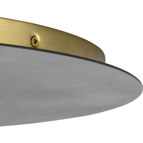 Trimble 3 Light 18 inch Brushed Bronze Flush Mount Ceiling Light, Design Series