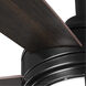 Albin 54 inch Black with Toasted Oak Blades Ceiling Fan, Progress LED