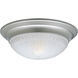 Melon 1 Light 11.5 inch Brushed Nickel Flush Mount Ceiling Light