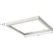 Everlume Brushed Nickel Edgelit Square Trim Ring