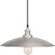 Archives 1 Light 16 inch Antique Nickel Pendant Ceiling Light