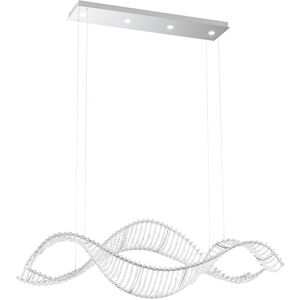 Alon LED 40.5 inch Stainless Steel Linear Pendant Ceiling Light