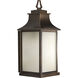 Salute 1 Light 18 inch Oil Rubbed Bronze Outdoor Wall Lantern