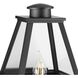 Bradshaw 1 Light 18.12 inch Textured Black Outdoor Wall Lantern, Design Series