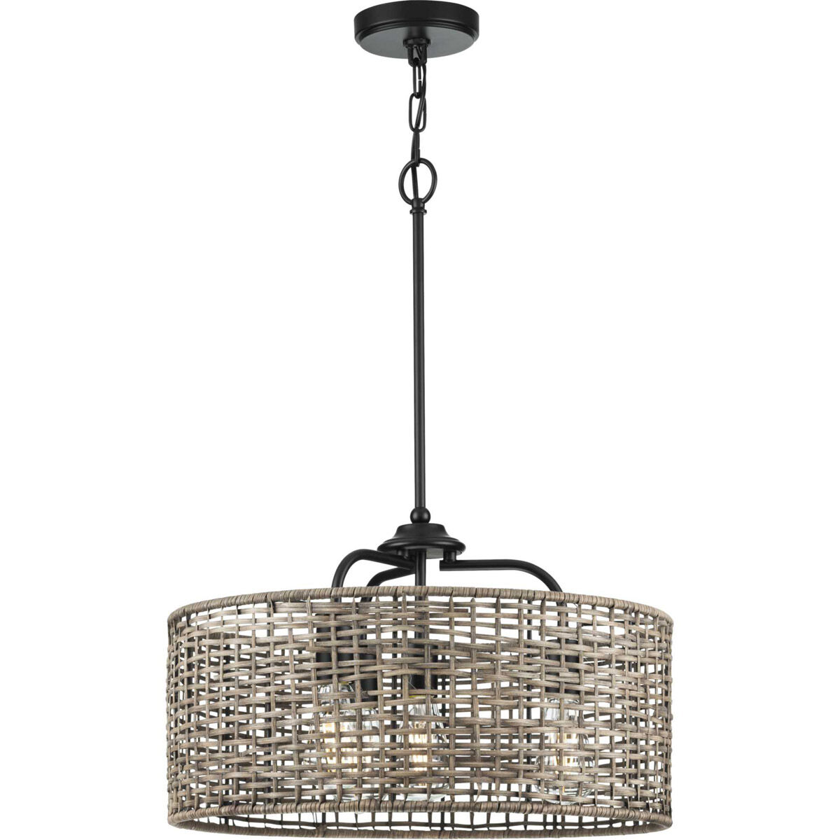 Lavelle 4 Light 21 inch Matte Black Pendant Ceiling Light