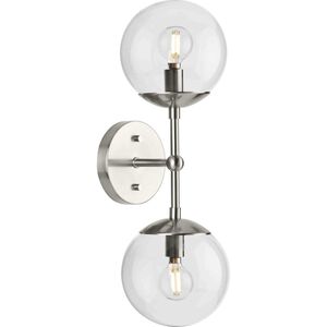 Atwell 2 Light 6.75 inch Brushed Nickel Wall Sconce Wall Light