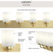 Merry 4 Light 30 inch Brushed Gold Bath Vanity Wall Light