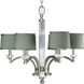 Roxbury 6 Light 25 inch Classic Silver Chandelier Ceiling Light