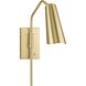 Cornett LED 4.5 inch Brushed Gold Wall Bracket Wall Light
