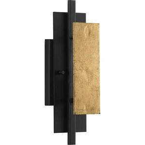 Lowery 1 Light Textured Black ADA Wall Sconce Wall Light, Design Series